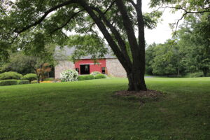 Barn (Exterior View from Orchard)